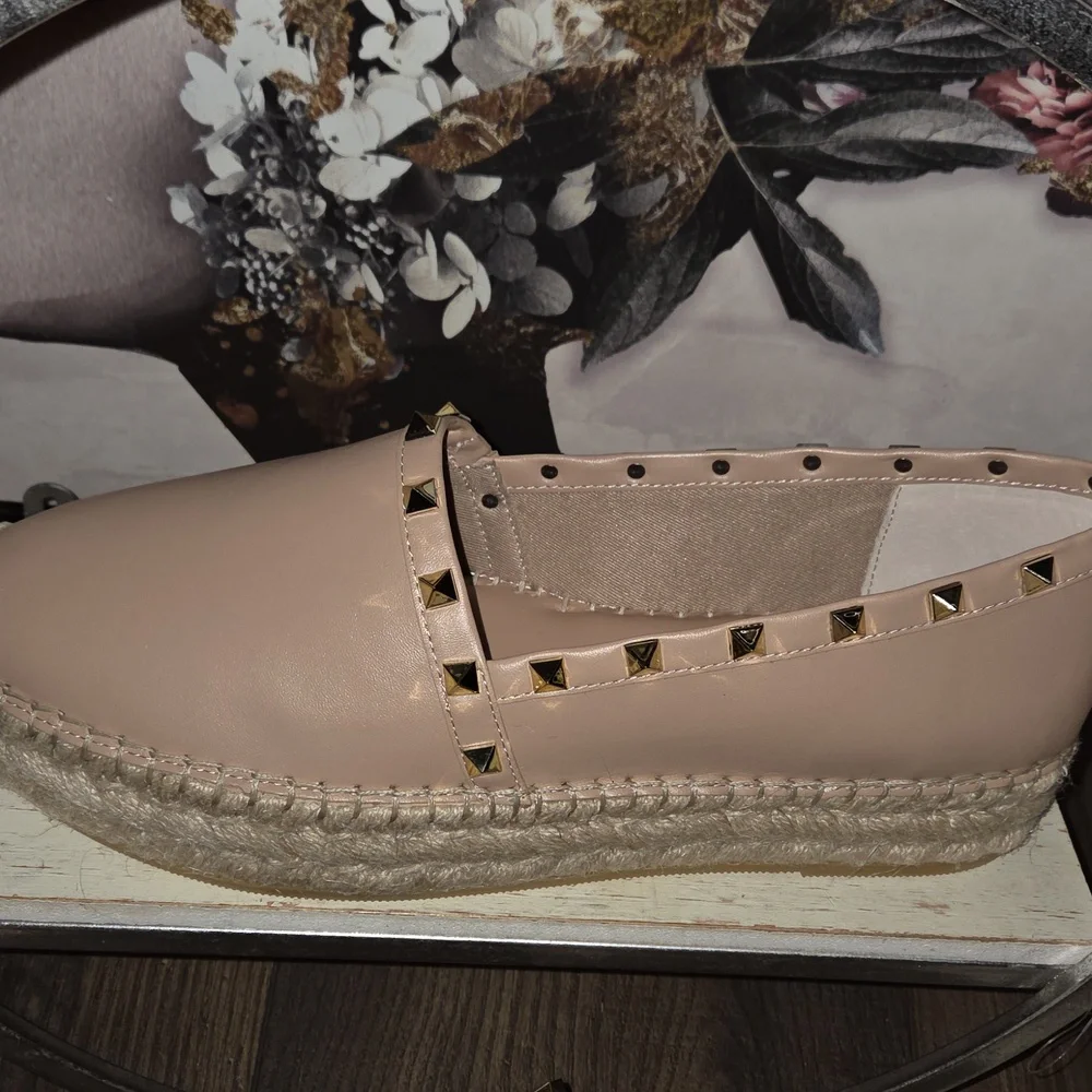 Steven New York Lambskin Espadrilles sz 11 - Picture 2 of 7